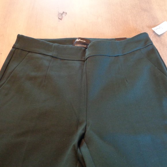 Green Straight Pants The Modern Stretch - Picture 8 of 14